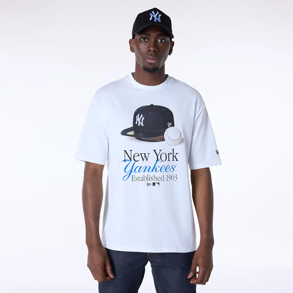 

Футболка New York Yankees Mlb Script New Era, белый