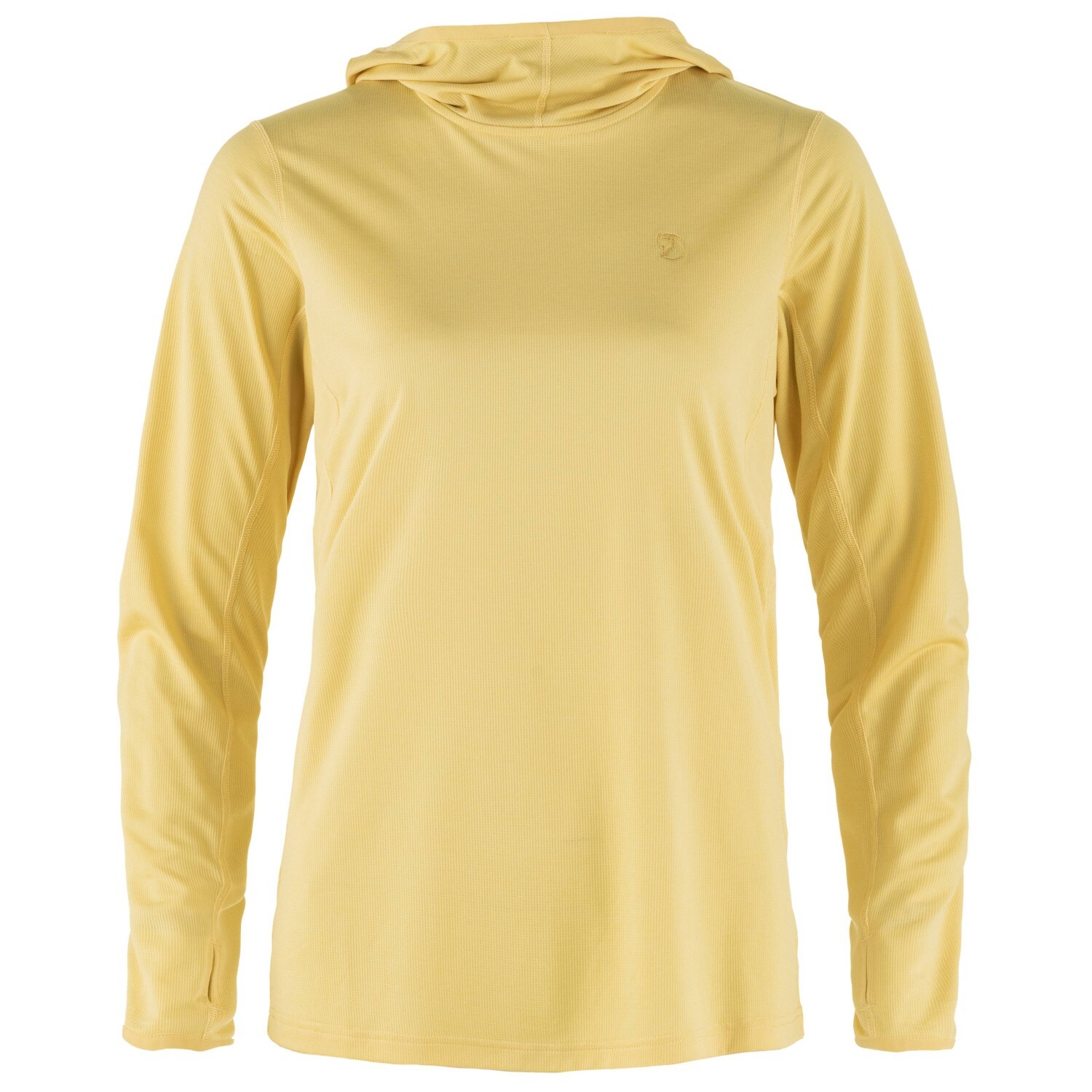 

Функциональная рубашка Fjällräven Women's Abisko Sun Hoodie, цвет Mais Yellow, Желтый, Функциональная рубашка Fjällräven Women's Abisko Sun Hoodie, цвет Mais Yellow