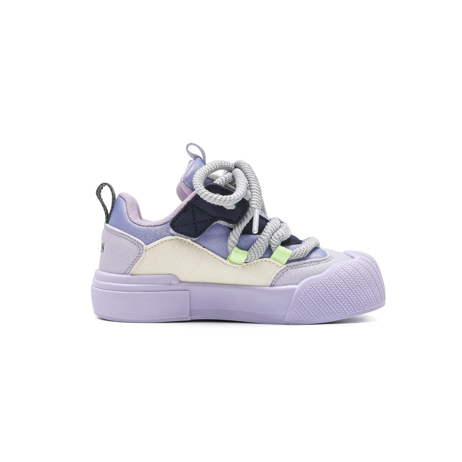 Детские нескользящие кеды для скейтборда Frozen Disney, Beige Light Purple[Leather Upper Waterproof] — фото 4