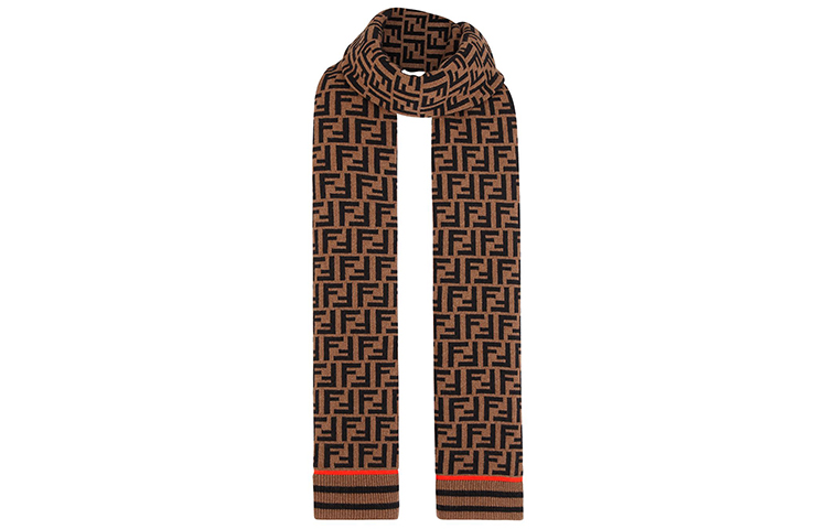 

Вязаный шарф унисекс FENDI