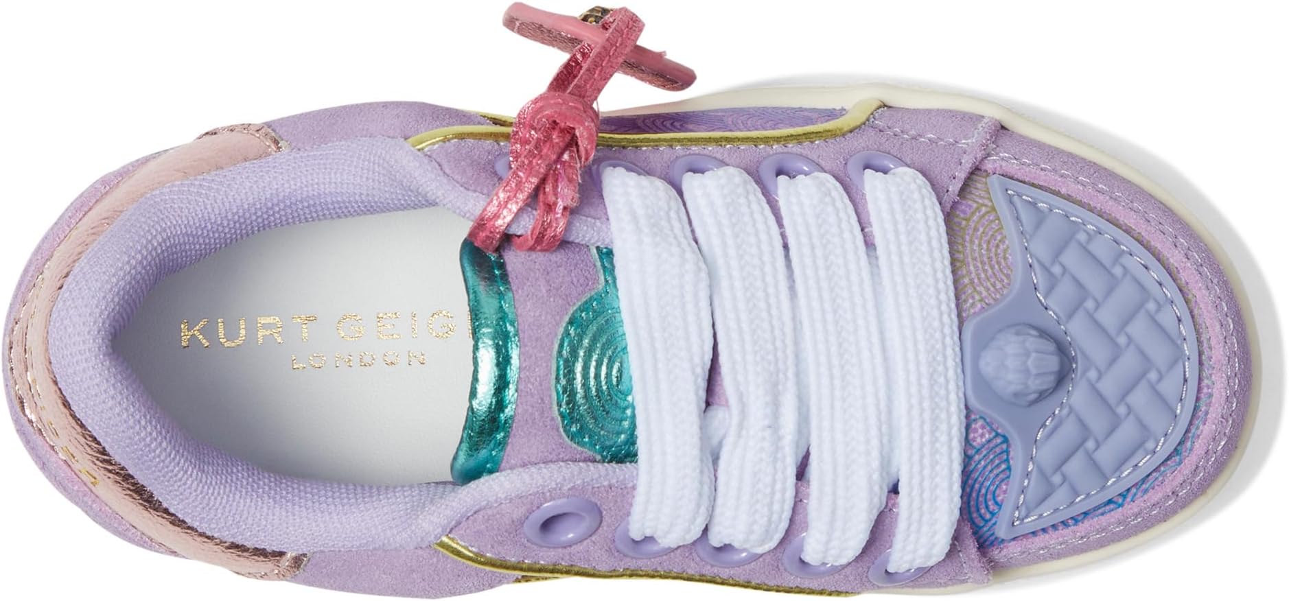 Кроссовки Kurt Geiger London Kids  Mini Southbank, Lilac — фото 2
