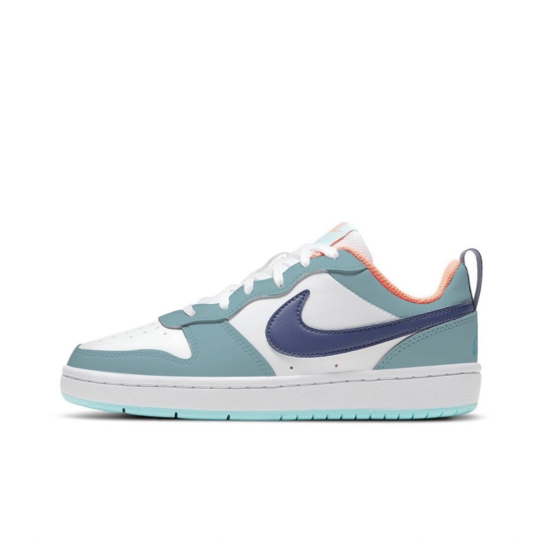 

Кроссовки Nike Court Borough 2 Skateboarding Shoes Women's Low-top White/blue, белый/синий