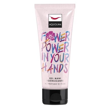 

Дезинфицирующий гель для рук Aquolina FLOWER POWER - 75 мл, 70% спирт