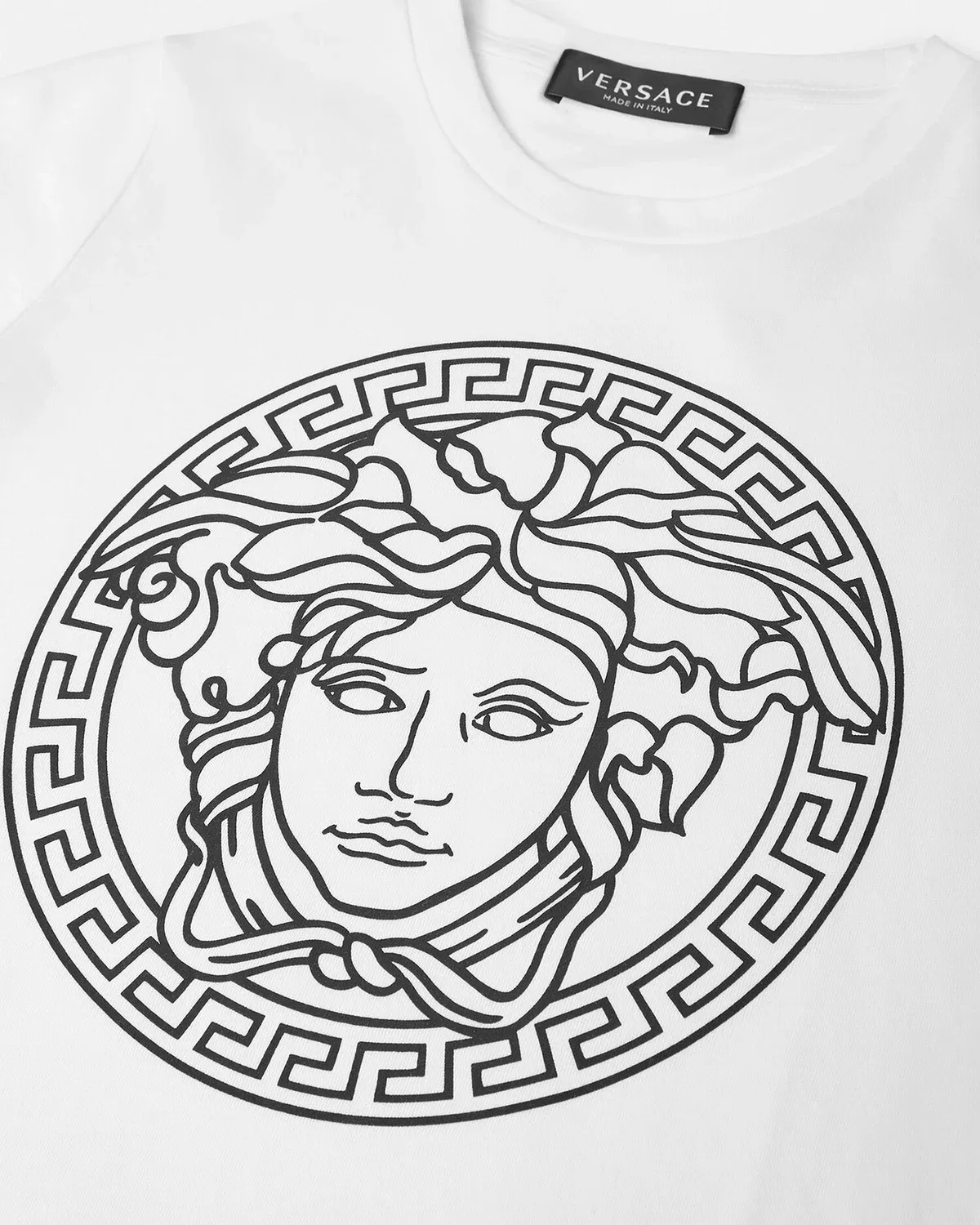 Детская футболка Medusa VERSACE, белый — фото 4
