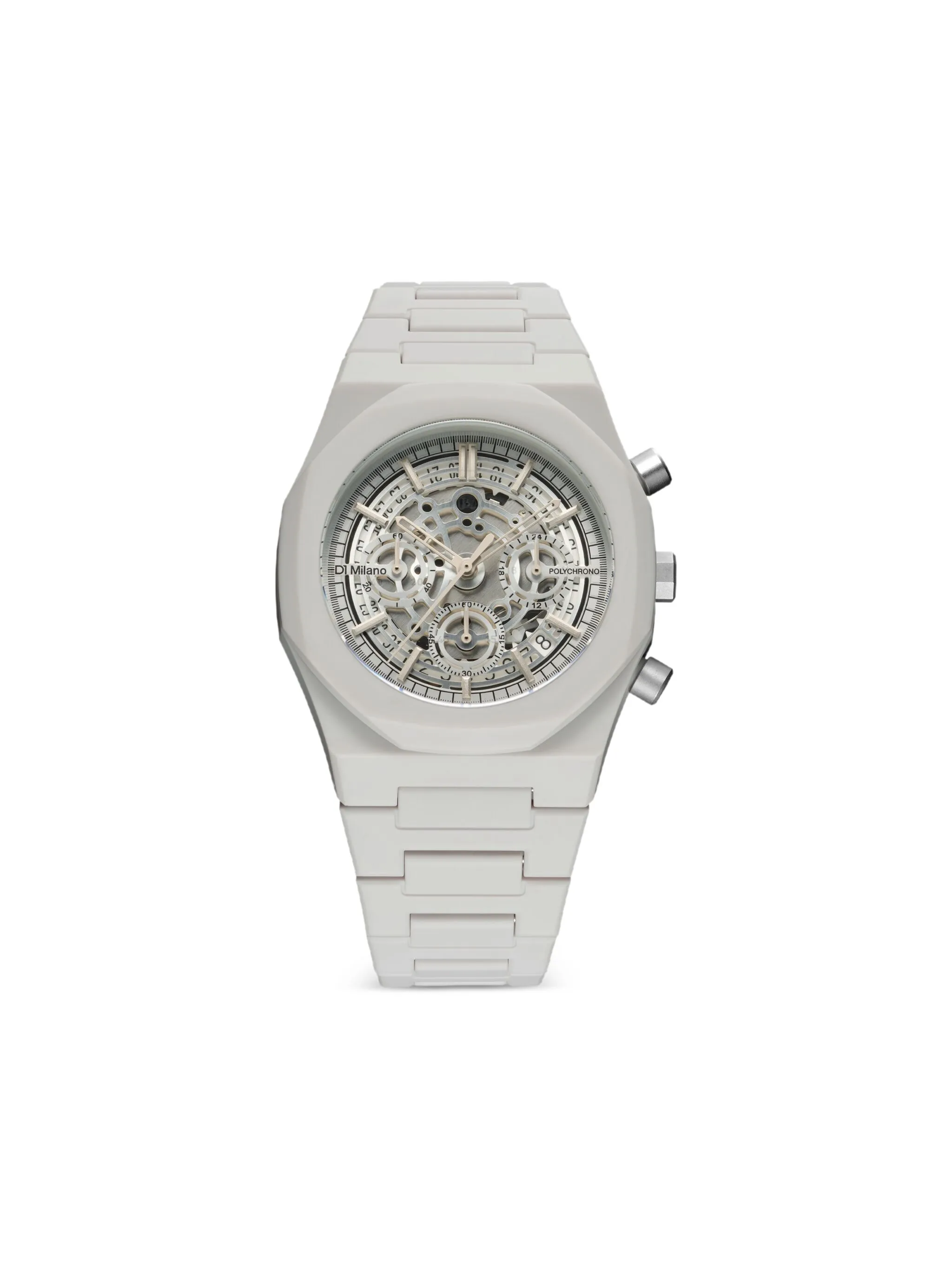 

Наручные часы Polychrono 40.5 мм D1 Milano, серый