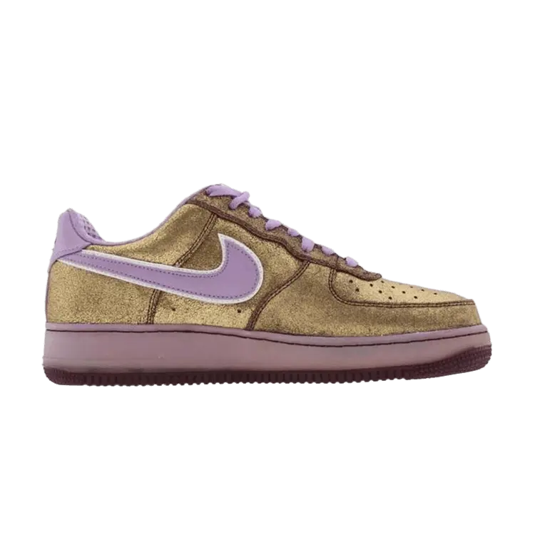 Кроссовки Nike Wmns Air Force 1 Premium '07 'Aubergine', фиолетовый