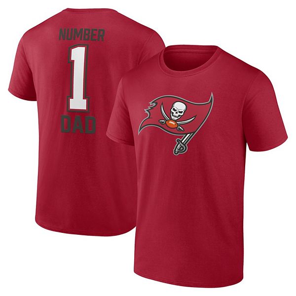 

Мужская футболка Fanatics Tampa Bay Buccaneers ко Дню отца красная Unbranded