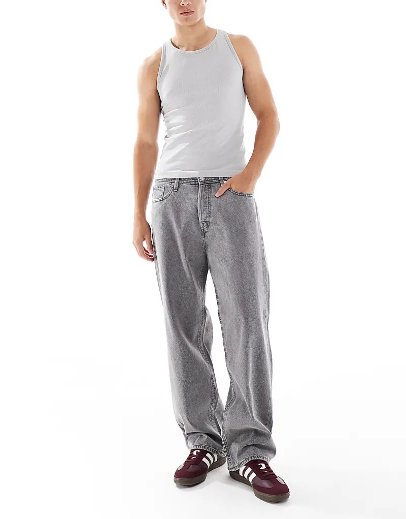 

Мешковатые джинсы Jack & Jones Alex светло-серого цвета