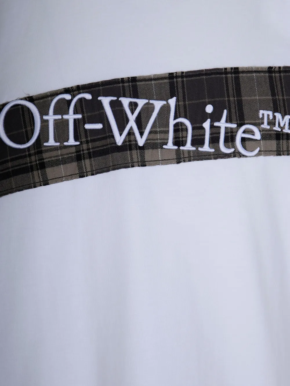 Фланелевая футболка Diagonal Skate с короткими рукавами OFF-WHITE, белый — фото 2