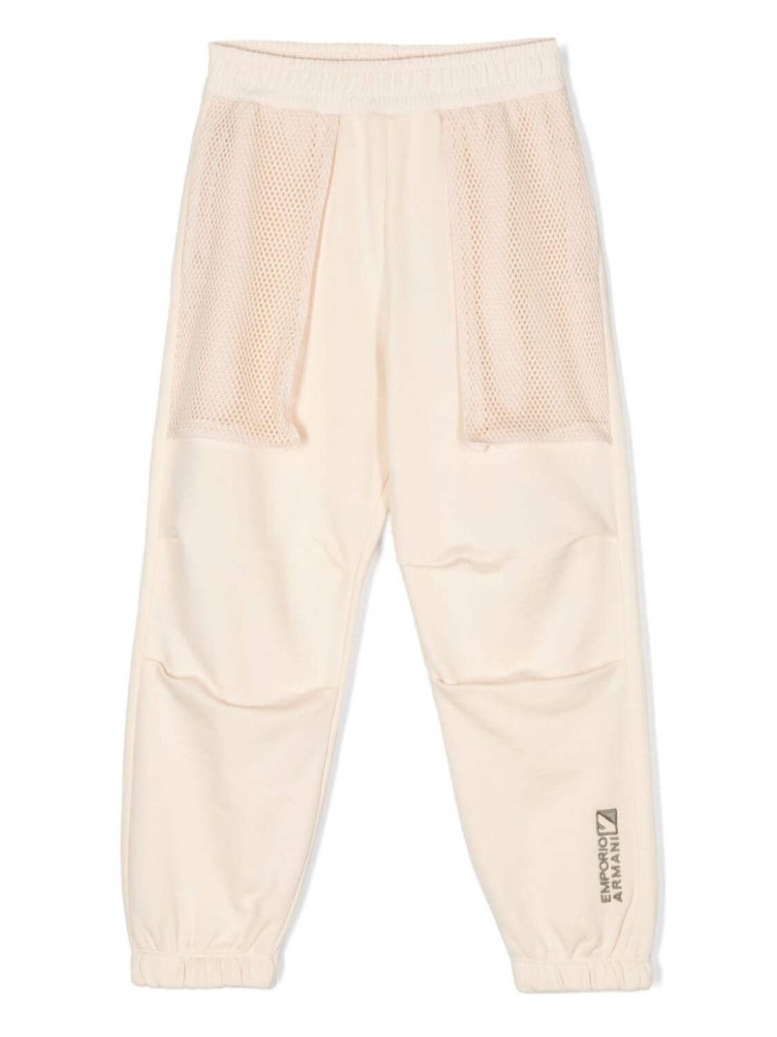 

Emporio Armani спортивные брюки с сетчатыми вставками, нейтральный цвет