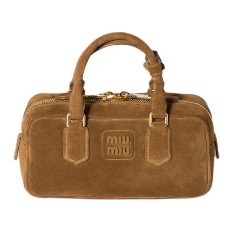 

MIU MIU Сумка Arcadie Series Calfskin женская оливково-зеленая