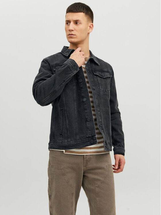 

Джинсовая куртка стандартного кроя Jack&Jones, черный