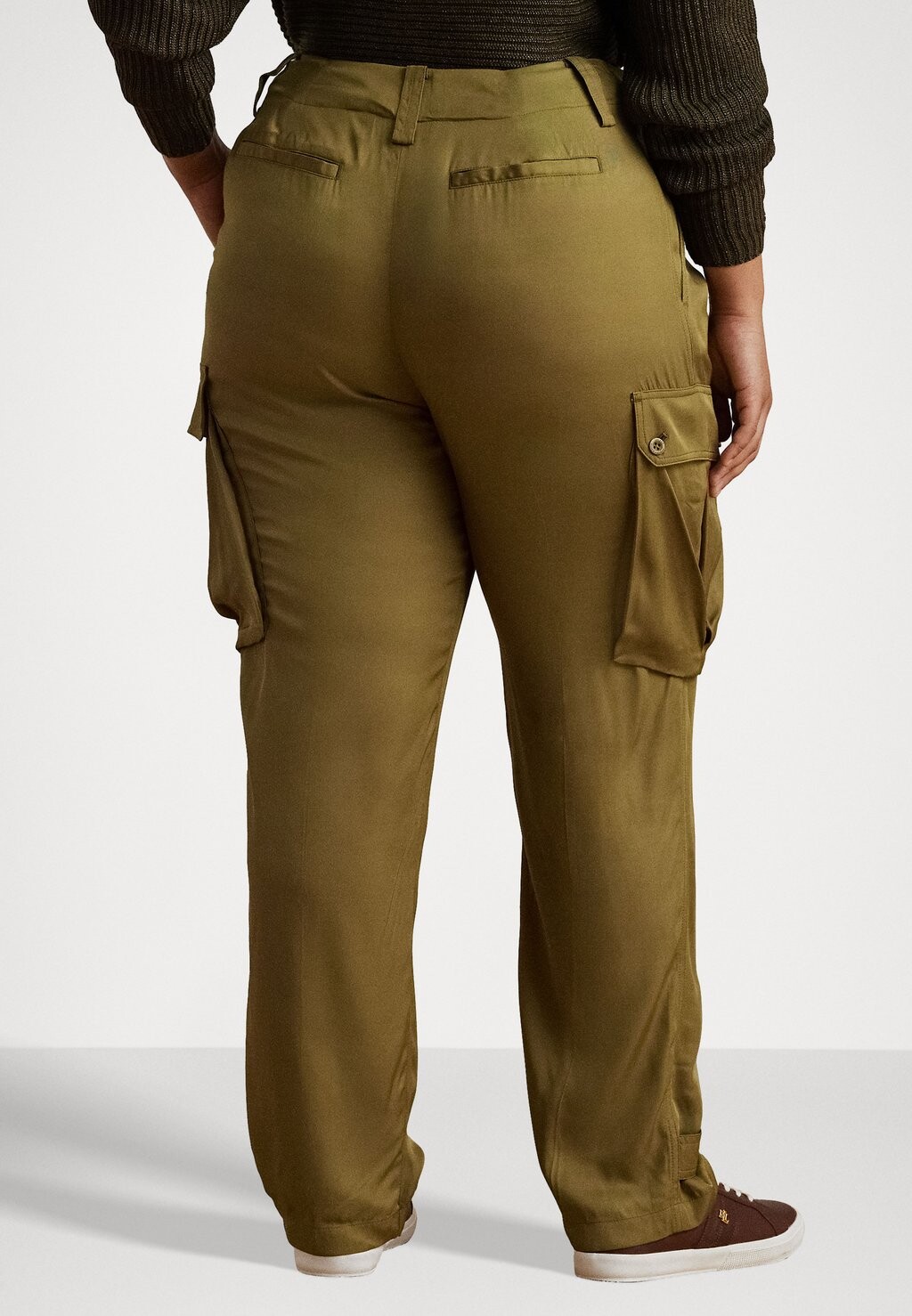 

Брюки карго TWILL CARGO ANKLE PANT Lauren Ralph Lauren Woman, цвет Tan