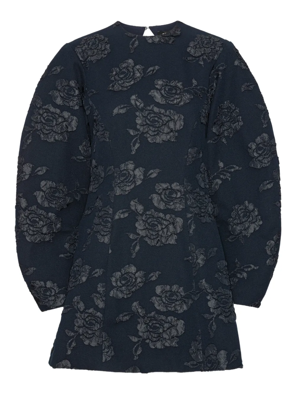 

Мини-платье с цветочным жаккардом Rotate Birger Christensen, синий