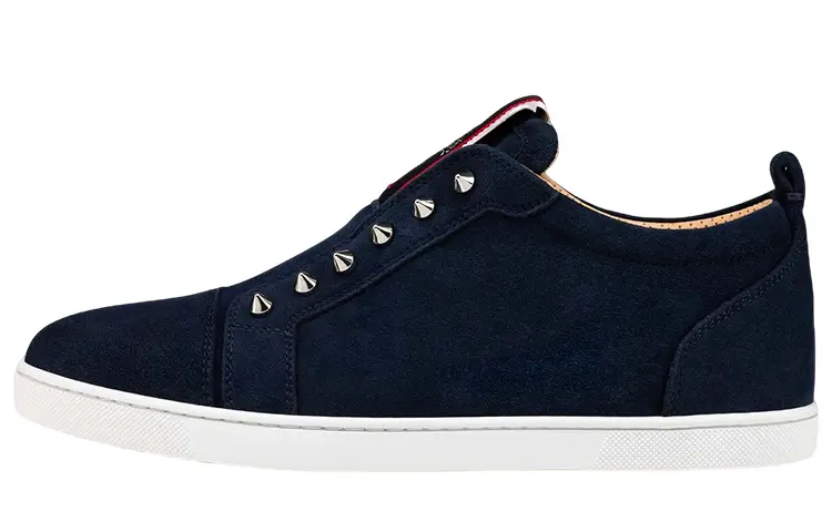 

Christian Louboutin Низкие стильные мужские кроссовки для скейтбординга CL синего цвета