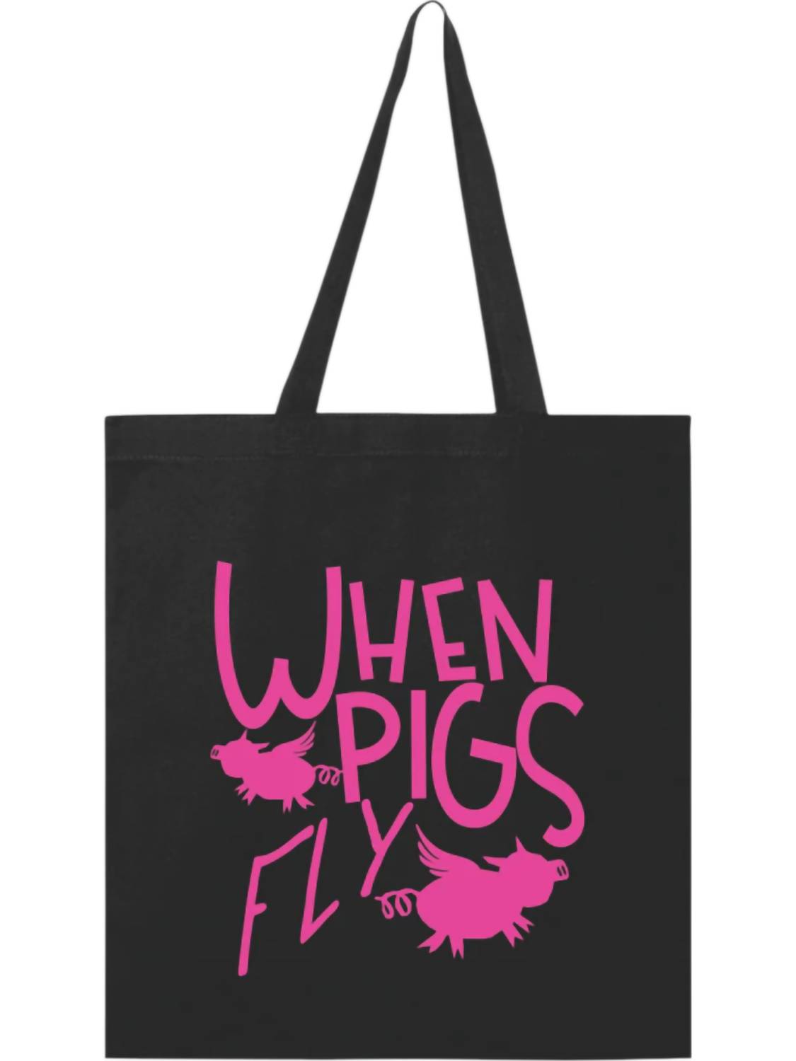 

Женская хлопковая сумка-шоппер When Pigs Fly Muddy Carrots, When Pigs Fly