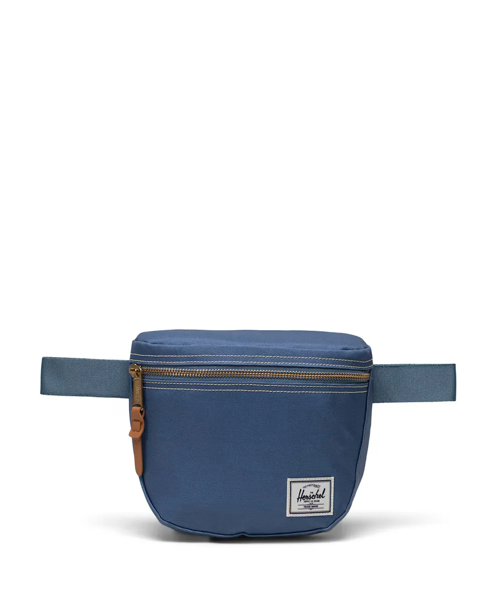 

Переработанная синяя мужская поясная сумка 2 л Herschel, синий