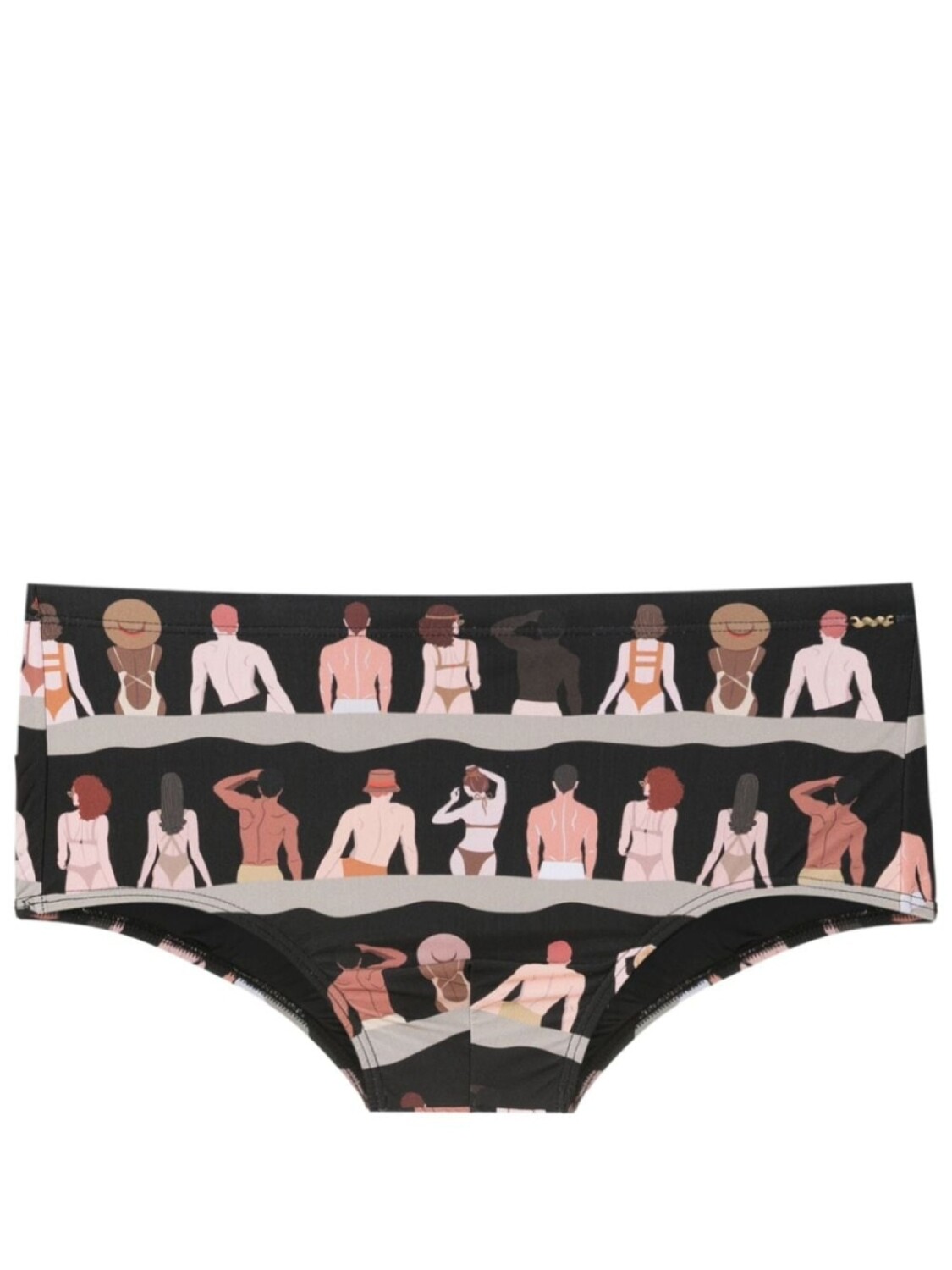 

Amir Slama плавки с графичным принтом, черный