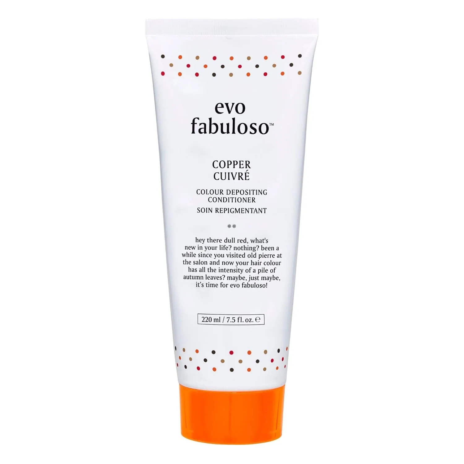 Кондиционер для окрашенных волос Evo Fabuloso Colour Depositing Conditioner - Питательное средство для сухих волос и мгновенное усиление цвета. 222 мл (.), Copper