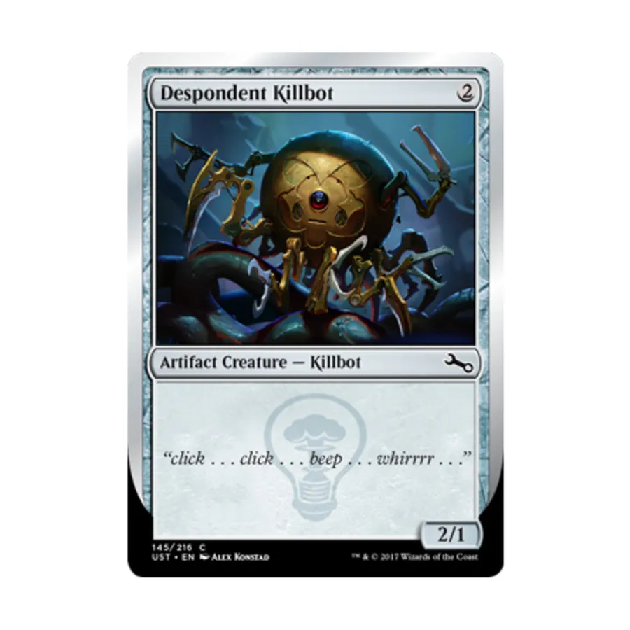 

CCG Унылый убийца-бот (клавиша C), MTG - Unstable