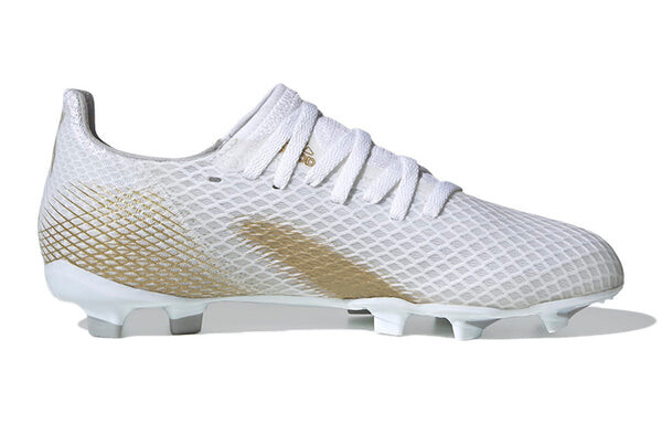 Кроссовки x ghosted.3 fg 'white metallic gold melange' Adidas, белый — фото 2