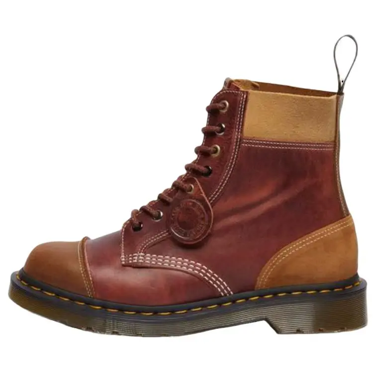 Женские короткие ботинки Martin коричневые Dr.Martens — фото 2