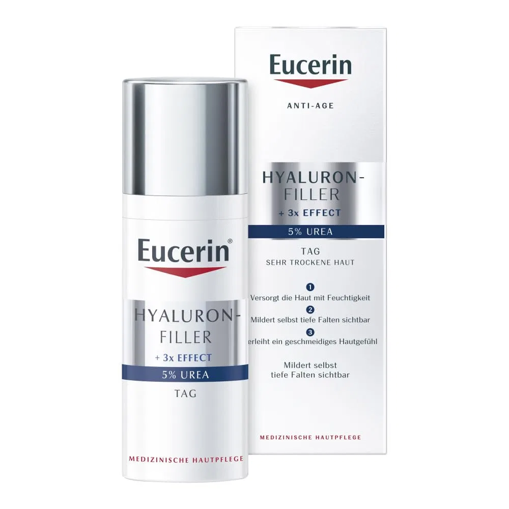 Крем для лица Eucerin — Дневной «Hyaluronic Filler» с % мочевины от, 50 мл