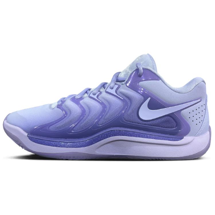 

Nike Баскетбольные кроссовки KD 17 с низким верхом, противоскользящие, износостойкие, мужские, фиолетово-синие