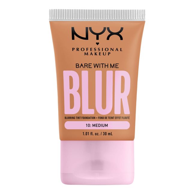 Nyx bare with me размытая основа NYX Professional Makeup, цвет medium, 30 мл
