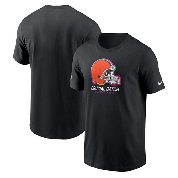 

Мужская черная футболка cleveland browns 2024 nfl crucial catch club Nike