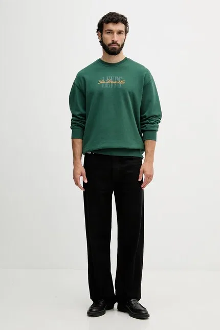 Толстовка свободного кроя RELAXD GRAPHIC CREW Levi's, зеленый — фото 2