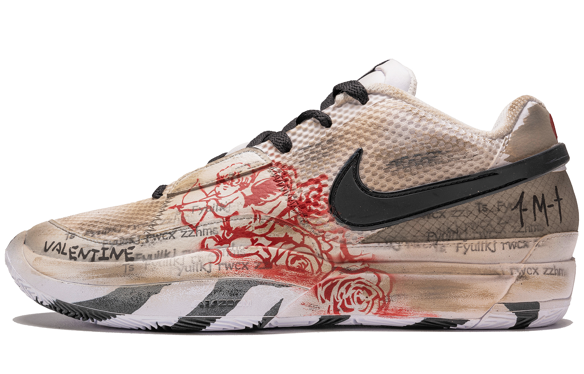 

Nike Баскетбольные кроссовки Ja 1 с низким амортизирующим эффектом, износостойкие, мужские, светло-коричневые