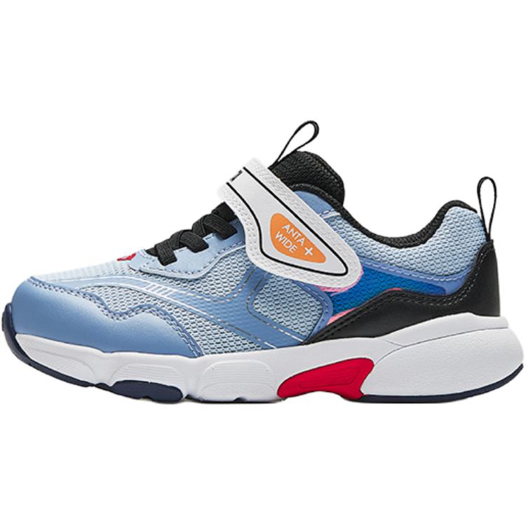 

Детские противоскользящие износостойкие низкие кроссовки для бега для детей 3-7 лет Antakids, Dust синий/Twiсветло-синий/черный-1