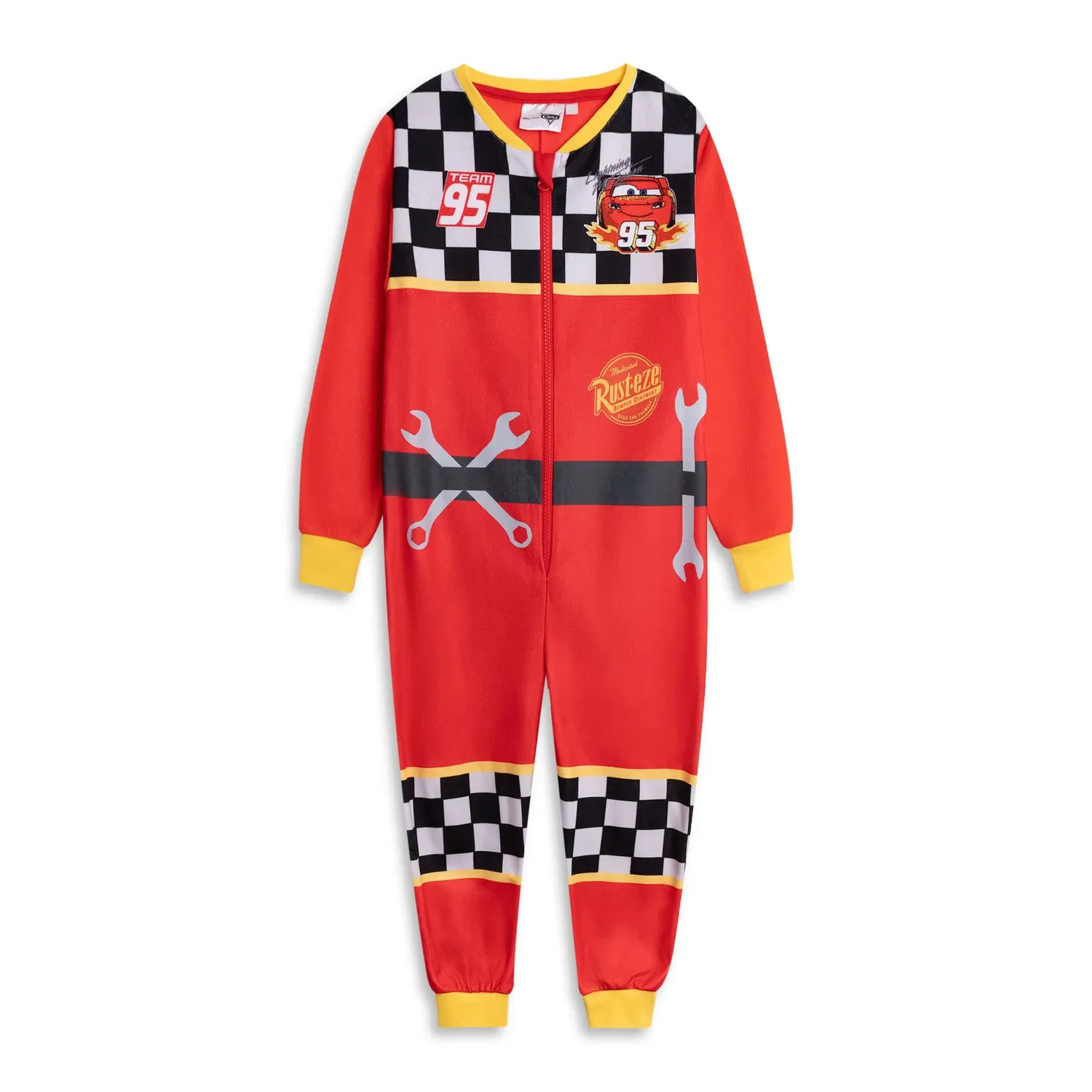 Детский комбинезон Disney Cars с молнией, красный, красный