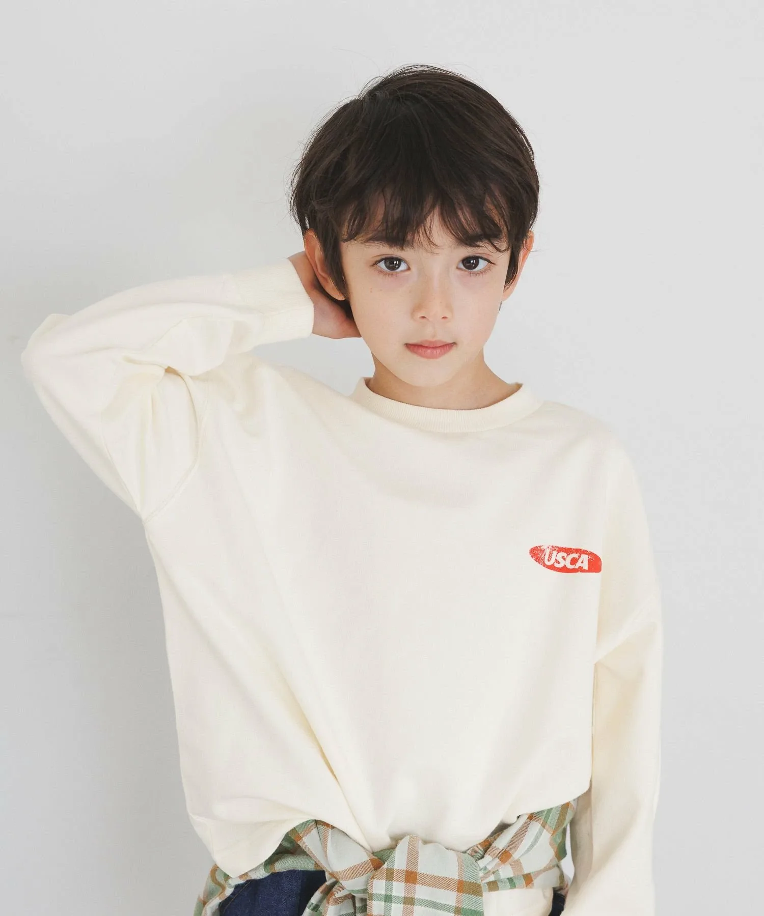 Длинная футболка с принтом «Снег» (детская) Bayflow, Off-white 11
