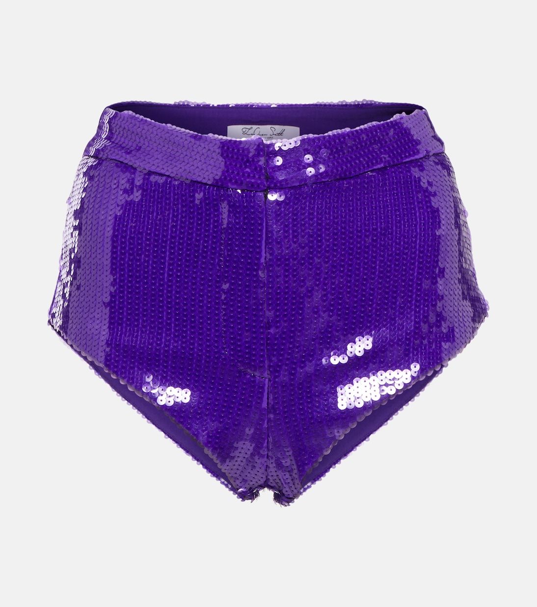 

Шорты с пайетками LaQuan Smith, Grape