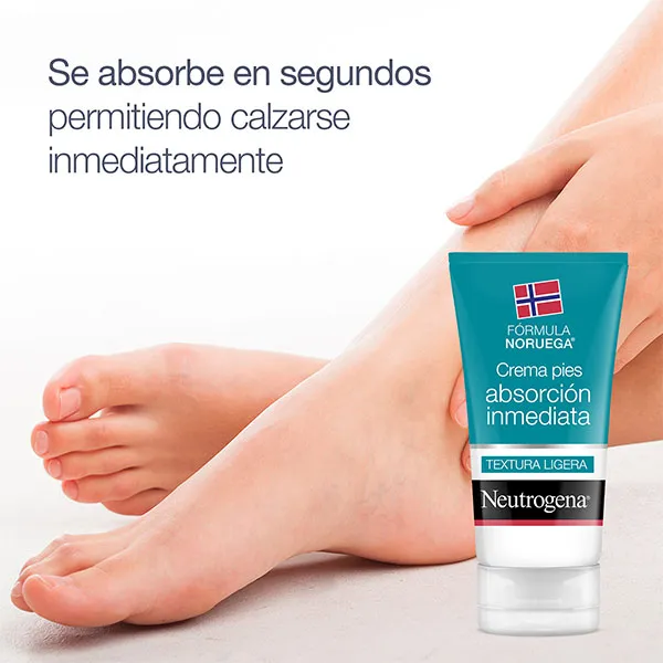 Увлажняет и восстанавливает сухую кожу ног Noruega Absorcion Inmediata Neutrogena, 100 ml — фото 2