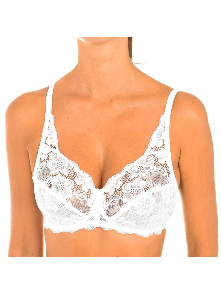 

Бюстгальтер на косточках белого цвета Playtex