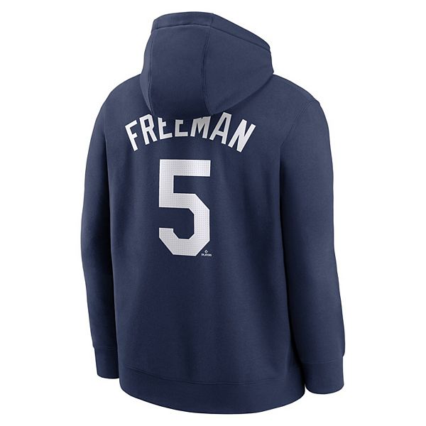 Толстовка с капюшоном Los Angeles Dodgers с именем и номером игрока Freddie Freeman Nike — фото 4