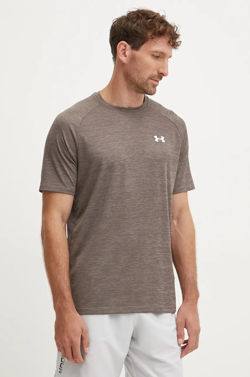 

Текстурированная тренировочная футболка Under Armour Tech, коричневый