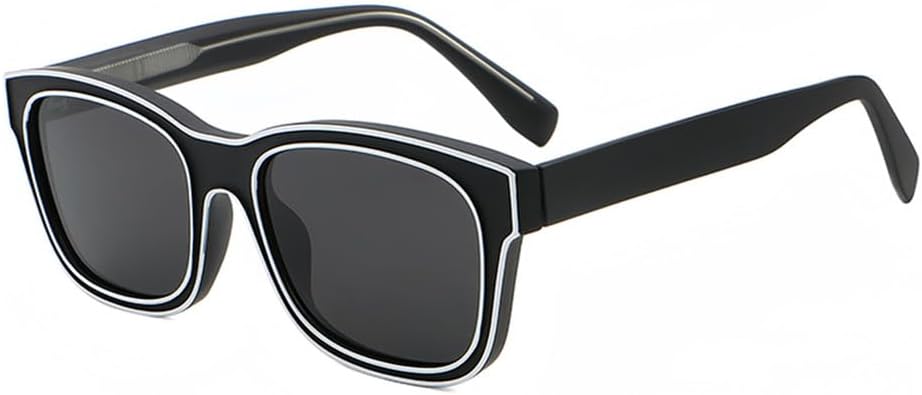 

Ретро солнцезащитные очки в стиле панк, женские солнцезащитные очки для путешествий, вечеринок, рыбалки, летние очки с защитой от УФ-излучения UV400 TYUVIVO, C01 Black