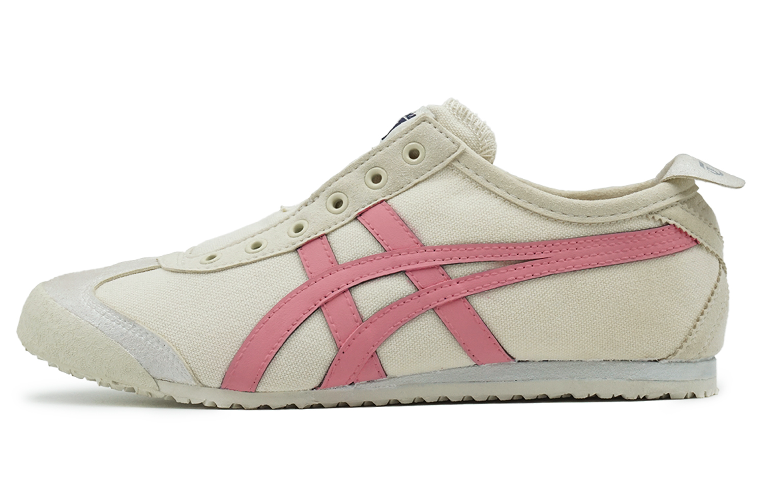 

Onitsuka Tiger Мексика 66 нескользящие кеды унисекс бежево-розовые экрю, цвет Ecru
