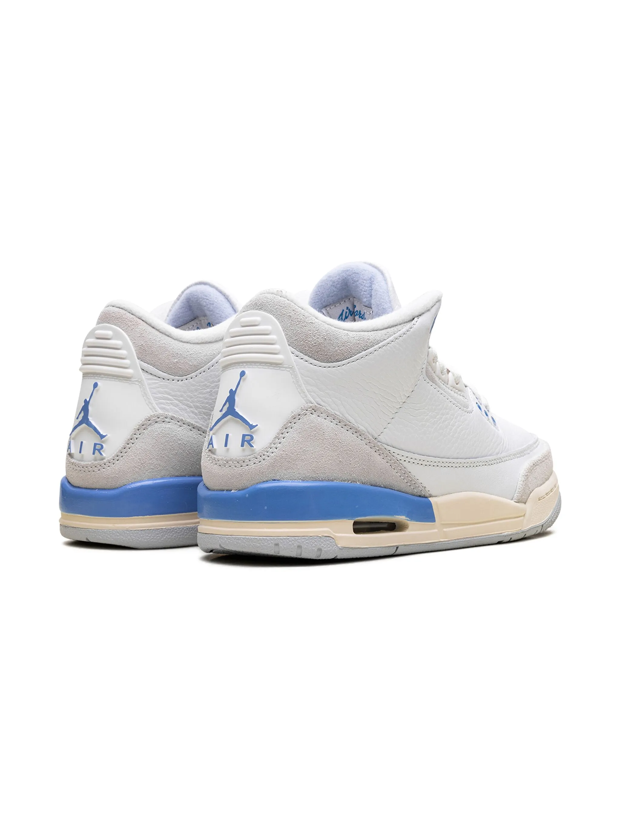 Кроссовки Jordan 3 Retro Lucky Shorts - 101 Summit White/Hydrogen Blue/Legend Blue/Photon Dust/Pure Platinum/Sail Jordan Kids, белый — фото 3