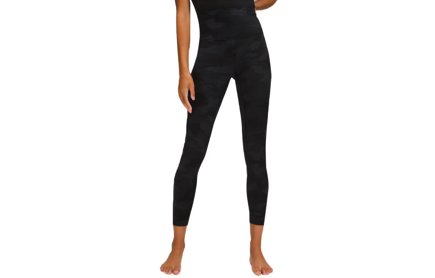 

Женские Йога-Штаны Камуфляж Темный Уголь Многоцветный Lululemon