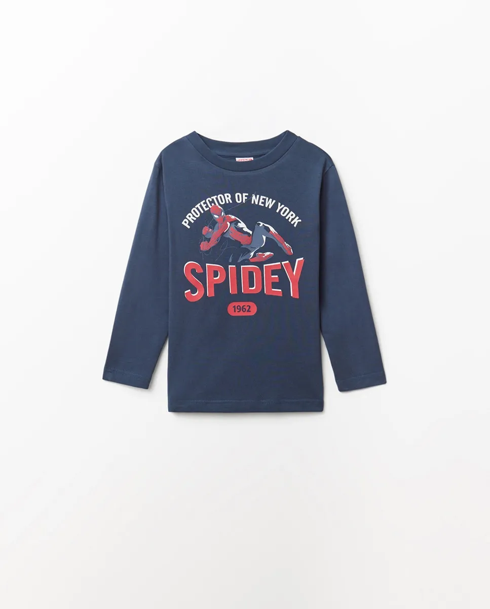 

Футболка с лицензией Человека-паука Sfera, темно-синий