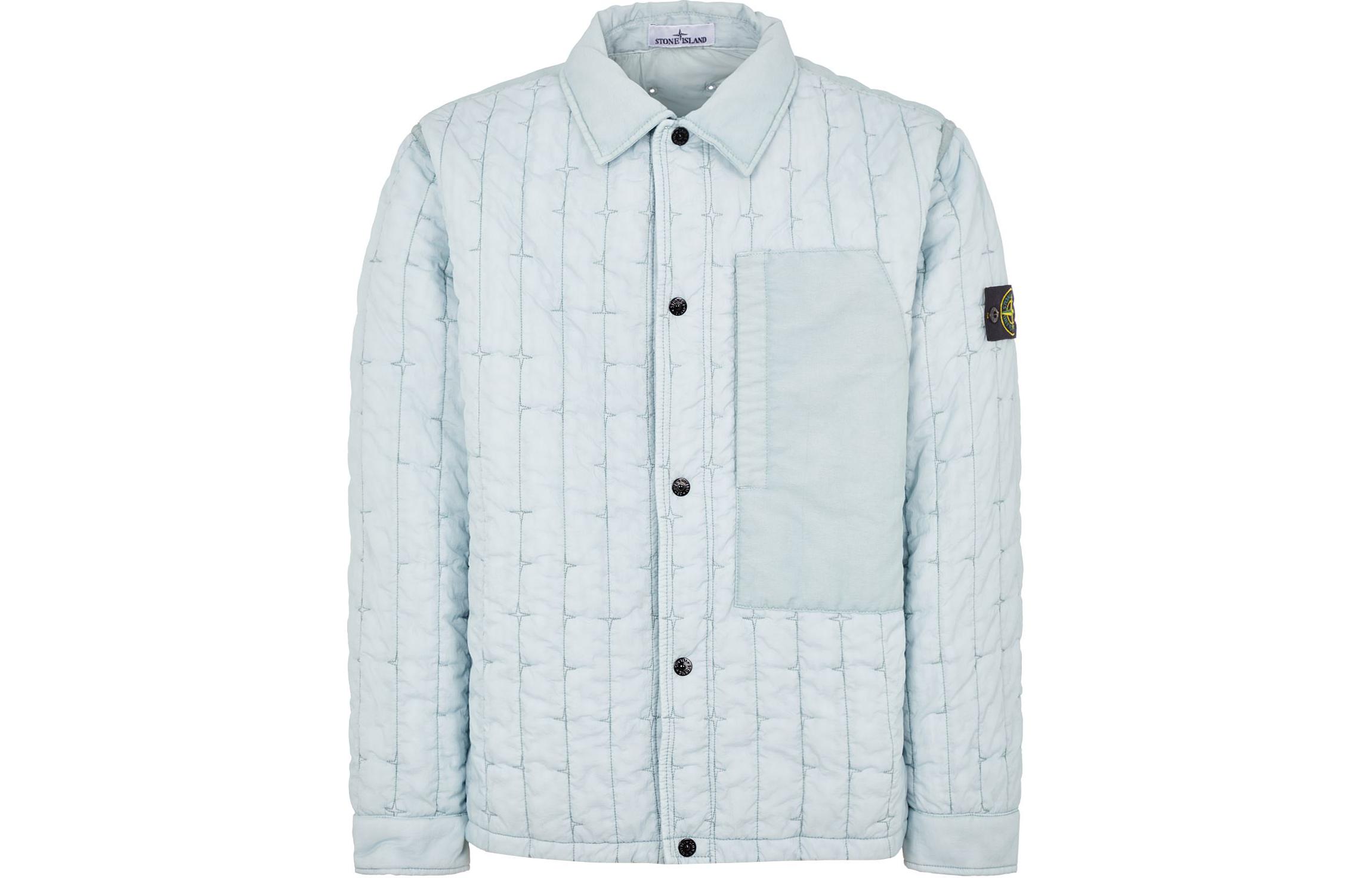 

SS24 Куртка мужская Frost Blue Stone Island, голубой