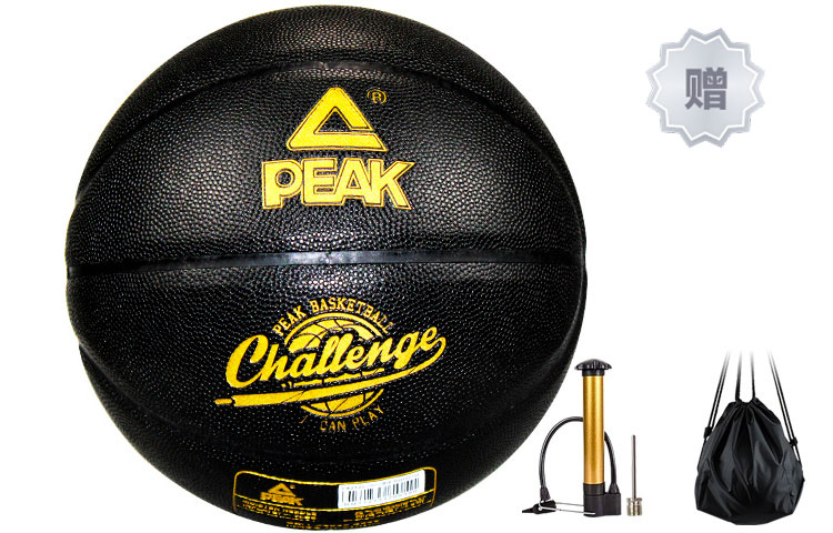 

PEAK Баскетбольный мяч PU черный размер 7 тренировочный unisex Китай