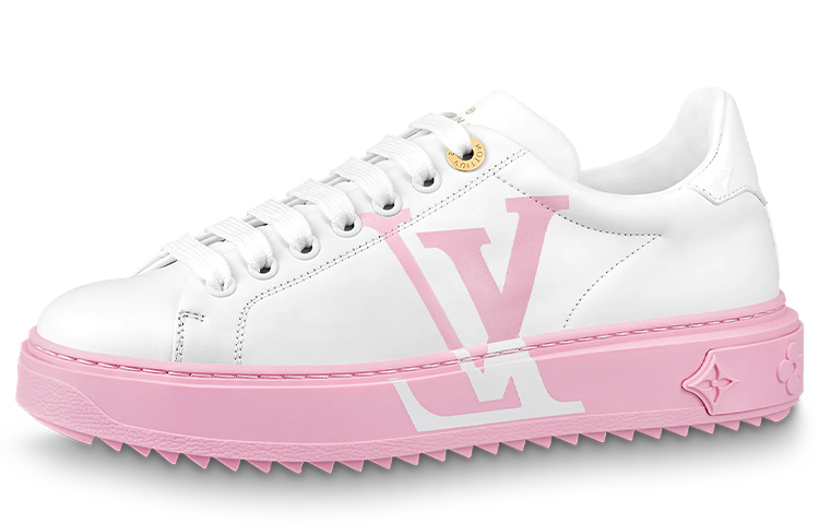 

Кроссовки LOUIS VUITTON Time Out Skateboard Shoes Women's Low-Top White Pink