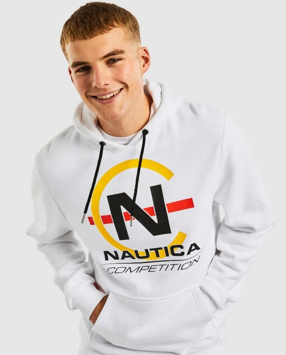 

Мужская белая толстовка с капюшоном Nautica, белый