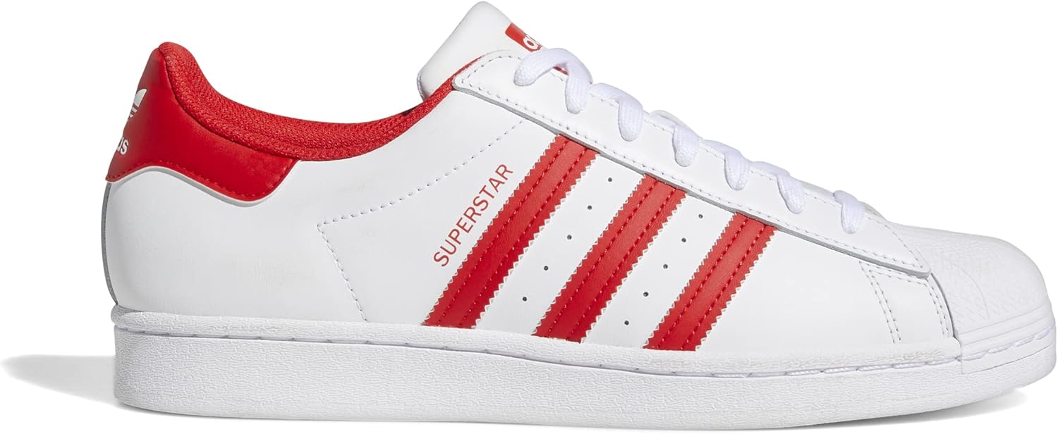 

Мужские кроссовки Adidas Superstar, белый/красный/ярко-красный